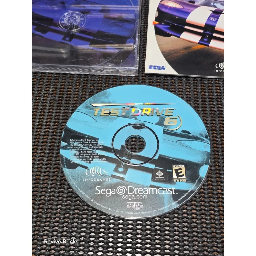 Test Drive 6 (Sega Dreamcast, 1999) CIB Complete Tested Working Great Condition‎